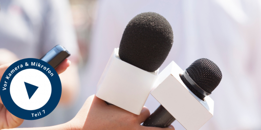 Mikrofone für ein Interview