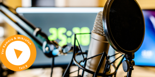 Ein Mikrofon für Radio und Podcast